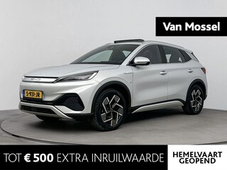 BYD Atto 3 Design 60 kWh | Elektr. bed. achterklep | Climate Control / ECC | Panoramadak | Open dak| Licht metalen velgen 18 inch | Cruise control Standaard | Navigatie | Lederen bekleding | Elektrisch verst. stoelen | Stoelverwarming | LED koplampen | Park Distance Control voor en achter | Achteruitrijcamera | Dakrailing |