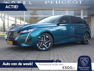 Peugeot 308 Allure Avantage 1.6 HYbrid 180PK e-EAT8 Automaat, Rijklaarprijs Navigatie DAB+ Adaptieve Cruise Control