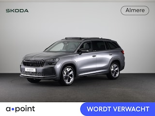 Skoda Kodiaq 1.5 TSI PHEV Sportline Business 204 pk Automaat (DSG) | Verlengde garantie | Navigatie | Panoramadak | Trekhaak (wegklapbaar) | Parkeersensoren | Achteruitrijcamera | Stoelverwarming v/a |
