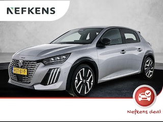 Peugeot 208 GT Hybrid 145pk Automaat | Navigatie | Camera v+a | Climate Control | Adaptieve Cruise Control | Parkeersensoren v+a | Armsteun | Keyless | Full Led koplampen | Dodehoeksensor| Leder/stof sportstoelen | Bluetooth | Draadloze Apple CarPlay / Android Auto | DAB+ radio | Donker getint glas | 17" lichtmetalen velgen |