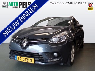 Renault Clio Estate 0.9 TCe Limited, Navigatie, Airco, Elek ramen/spiegels, Cruise controle, Lm velgen 15'', Pdc achter, Trekhaak, Dealer onderhouden, Nette staat!! 3 maanden garantie op motor en versnellingbak.