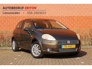 Fiat Punto Grande 1.4 77pk Edizione Lusso | NL-auto | Climate control | Cruise control | Elek. ramen | Lichtmetalen velgen | Bumpers in kleur | Radio/CD | Mistlampen |