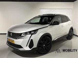 Peugeot 3008 1.6 HYbrid4 300PK GT|Black Pack|Panodak|Leer|4x4|360|Carplay|Navi|FOCAL|PDC|ACC|Side assist|Lane Assist|