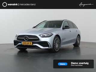 Mercedes-Benz C-klasse Estate 300e Business Solution AMG | Panoramaschuifdak | Burmester | Rijassistentiepakket | DIGITAL LIGHT | Trekhaak |