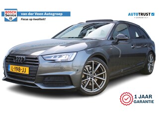 Audi A4 Avant 2.0 TFSI MHEV Sport S line black edition | Incl. 12 maanden Garantie | Panorama dak | Bang & Olufsen | Elektrisch verstelbare stoelen met memory | Elektrisch wegklapbare trekhaak | Stoelverwarming Voor & achter | Elektrische kofferbakklep | Keyless entry/start Virtual cockpit | Draadloze telefoonlader | Half lederen bekleding | Climate controle | Navigatie | Automatisch inparkeren | Cruise controle | 19 Inch LMV | Parkeersensoren V+A |