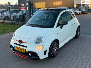 Fiat 500 1.4-16V Abarth 2009 135PK Wit Pano-Dak Zeer netjes!