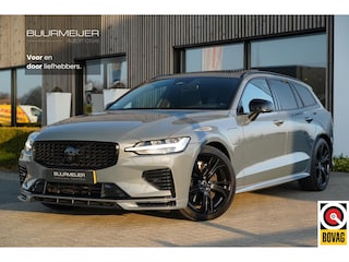 Volvo V60 2.0 T6 Plug-in hybrid AWD Ultimate Dark long range Heico Edition | Heico uitlaat met klep | Heico bodypakket | Dealer onderhouden | HUD | Pano | Harman Kardon | Trekhaak | Lederen dashboard | Black pakket |