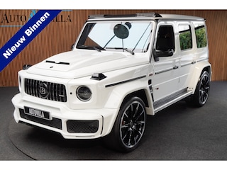 Mercedes-Benz G-klasse Brabus 800 Massage Burmester PTS 360° Camera Leer Navi Stoelventilatie Stoelverwarming voor en achter Climate voor & achter Memory seats Distronic Plus Elektr. bedienb. schuif-/ kanteldak PTS LM velgen