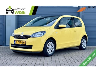 Skoda Citigo 1.0 Greentech Elegance | 88.000 KM | PANORAMDAK | Stoelverwarming | Airco | Leuk & Zuinig |