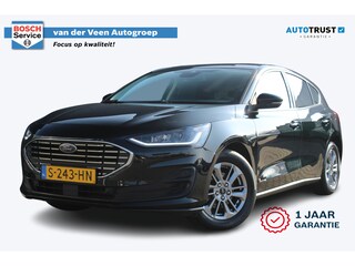 Ford Focus 1.0 EcoBoost Hybrid Titanium | Incl. 12 maanden garantie | Parkeersensoren | Apple Carplay/Andoid Auto | Navigatie | Climate control | Cruise control | DAB | Airco | Bluetooth | Lichtmetalen velgen