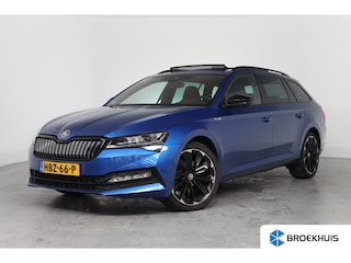 Skoda Superb Combi 1.4 TSI iV Sportline Business Trekhaak Wegklapbaar | Pano-dak | Adaptieve Cruise | Stoel/Stuurverwarming | Camera | Memory | Alcantara |