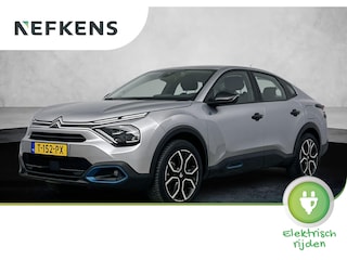 Citroën C4 Ë-C4 X EV Feel 50kWh 136pk | Navigatie via Apple Carplay / Android Auto | Climate Control | Cruise Control | Parkeersensoren | Armsteun | Led koplampen | Adaptief demping systeem | Bluetooth | DAB+ radio | Volledig digitaal instrumentenpaneel | 18" lichtmetalen velgen |