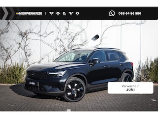 Volvo EX40 Single Motor Extended Range Ultra Black Ed. 82 kWh | Adaptieve Cruise Control | Schuif -/ Kanteldak | Harman Kardon Audio | Getint Glas | Elektr. Stoelen | Stoel + Stuurverwarming | 360 Camera | Keyless |