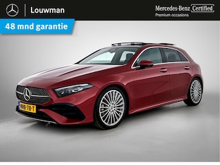 Mercedes-Benz A-klasse 180 AMG Line Plus | Panoramadak | 360° camera | Elektrische Stoelen | Sfeerverlichting | Apple Carplay | Inclusief 24 maanden MB Certified garantie voor Europa.