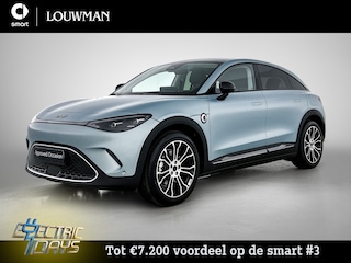 Smart #3 Premium 66 kWh Smart Cash buy korting VAN €44.055 NAAR €40.555 | Warmtepomp | Adapt. Cruisecontrol | Matrix LED koplampen | Memorypakket voorstoelen | Head-up display | Beats Audio | Panoramadak | 360° camera |
