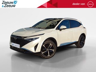 Nissan Qashqai 1.3 MHEV Xtronic Tekna |€5000,- VoorraadKorting | Panorama dak | 360-Camera | Parkeersensoren | Dodehoek detectie | Elektrische achterklep | Head-up display | Elektrische bestuurdersstoel | Adaptive cruise control | Navigatie | Apple Carplay/Android auto |