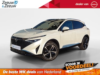 Nissan Qashqai 1.3 MHEV Xtronic Tekna |€5000,- VoorraadKorting | Panorama dak | 360-Camera | Parkeersensoren | Dodehoek detectie | Elektrische achterklep | Head-up display | Elektrische bestuurdersstoel | Adaptive cruise control | Navigatie | Apple Carplay/Android auto |
