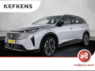 Peugeot 5008 SUV Allure Hybrid 145pk Automaat | Navigatie via draadloze Apple Carplay / Android Auto | Achteruitrijcamera | Cruise Control | Climate Control | Parkeersensoren | Armsteun | Led koplampen | Keyless | Automatisch dimlicht | Regensensor | Donker getint glas | 19" Lichtmetalen velgen |