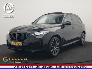 BMW X5 xDrive50e M Sport Plug In Hybride 490pk Dealer O.H. PHEV | Panodak | Luchtvering | Adaptive Cruise | Head Up | 360 Camera | Harman / Kardon | Lederen Sportstoelen Memory & Verwarmd | Sfeerverlichting | Apple Carplay | Keyless | Blis | 20"L.M |