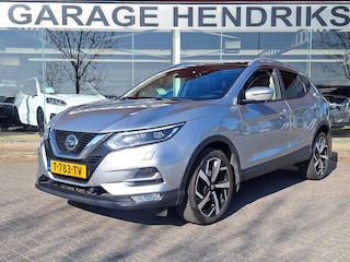 Nissan Qashqai 1.3 DIG-T Tekna DCT Automaat | Panodak | Trekhaak | LED | 360Cam | Climate | Navi  | All Season banden |
