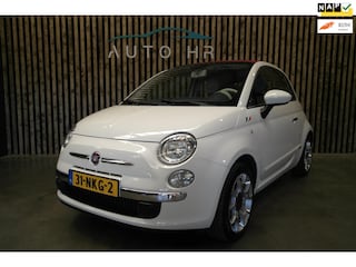 Fiat 500 1.2 Cabrio Automaat bruin Leder