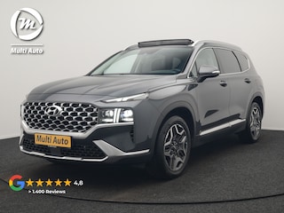 Hyundai Santa Fe 1.6 T-GDI Comfort Smart Sky Plug In Hybrid 266pk Dealer O.H. PHEV | Trekhaak Afn. | Panodak | Adaptive Cruise | Camera | Krell Audio | Lederen Sportstoelen Verwarmd | Apple Carplay | Keyless | Blis | Stuur Verwarmd | Navigatie | DAB |