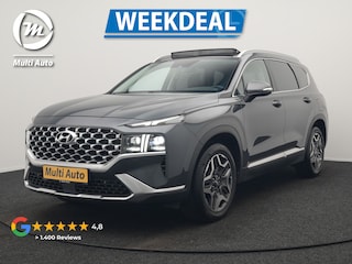 Hyundai Santa Fe 1.6 T-GDI Comfort Smart Sky Plug In Hybrid 266pk Dealer O.H. PHEV | Trekhaak Afn. | Panodak | Adaptive Cruise | Camera | Krell Audio | Lederen Sportstoelen Verwarmd | Apple Carplay | Keyless | Blis | Stuur Verwarmd | Navigatie | DAB |