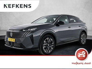 Peugeot 3008 SUV Allure Hybrid 145pk Automaat | Navigatie via draadloze Apple Carplay / Android Auto | Achteruitrijcamera | Cruise Control | Climate Control | Parkeersensoren | Armsteun | Led koplampen | Keyless | Automatisch dimlicht | Regensensor | Donker getint glas | 19" Lichtmetalen velgen |