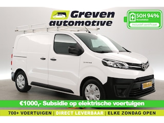 Toyota Proace Standard Range 50 kWh L1H1 | Snelladen | SOH 94% | Airco | Cruise | Carplay | Trekhaak | 3 Zits | Imperiaal | Parkeersens.