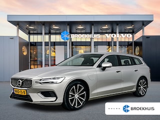Volvo V60 T6 Recharge Essential | 18" | Leder | Adaptieve cruise | BLIS | Stoel/stuur/achterbankverwarming | Parkeercamera | Parkeersensoren V+A