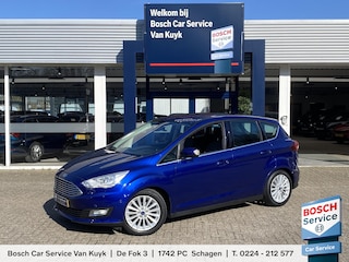 Ford C-MAX 1.0 Titanium / NL-Auto / 48.000 KM / Apple-Carplay & Android-Auto / Cruise-Control / Climate-Control / Elektr.-Achterklep / Radio-Bluetooth / Navi / Verwarmde Voorruit / PDC V+A met Camera / 17'' LMV / ENZ.
