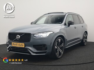 Volvo XC90 T8 Recharge AWD Ultimate Dark 7 Persoons LONG RANGE Plug In Hybrid 455pk Dealer O.H. PHEV | Trekhaak Af Fabriek | Panodak | Luchtvering |  Adaptive Cruise | Head Up | 360 Camera | Harman / Kardon | Lederen Sportstoelen Memory & Verwarmd | 22"L.M | Stuur Verwarmd | Keyless |