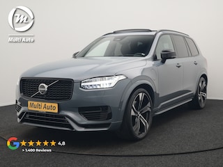 Volvo XC90 T8 Recharge AWD Ultimate Dark 7 Persoons LONG RANGE Plug In Hybrid 455pk Dealer O.H. PHEV | Trekhaak Af Fabriek | Panodak | Luchtvering |  Adaptive Cruise | Head Up | 360 Camera | Harman / Kardon | Lederen Sportstoelen Memory & Verwarmd | 22"L.M | Stuur Verwarmd | Keyless |