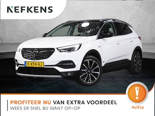 Opel Grandland X 225PK Hybrid Ultimate | 1ste eigenaar | LEER | Stoelkoeling/Stoel/Voorruitverwarming | FULL LED | AGR Stoelen | Denon Sound | 360'Camera | Trekhaak | Two-tone | Privacy Glass | AppleCarPlay/AndroidAuto | Navigatie | Cruise Control | Keyless | Isofix | Elektrische Achterklep |