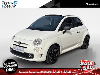 Fiat 500 0.9 TwinAir Turbo Sport *Cabrio*Navigatie*Parkeersensoren*Carplay*Airco*Zeer nette auto!