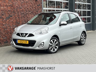 Nissan Micra 1.2 DIG-S Tekna ParkeerSensoren/Navigatie/KeylessStart/Clima/Airco/Carplay/Cruise/Trekhaak/Panorama/allseasonbanden