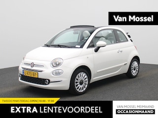 Fiat 500 1.0 Hybrid Star | Cabrio | Parkeer sensoren | DAB | Bluetooth | LMV | Climate control | Half Leder | Cruise control | Lage km stand
