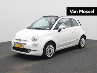 Fiat 500 1.0 Hybrid Star | Cabrio | Parkeer sensoren | DAB | Bluetooth | LMV | Climate control | Half Leder | Cruise control | Lage km stand