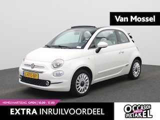 Fiat 500 1.0 Hybrid Star | Cabrio | Parkeer sensoren | DAB | Bluetooth | LMV | Climate control | Half Leder | Cruise control | Lage km stand