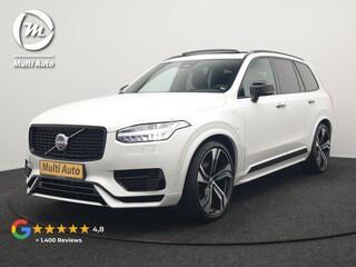 Volvo XC90 T8 Recharge AWD Ultimate Dark 7 Persoons LONG RANGE Plug In Hybrid 455pk Dealer O.H. PHEV | Trekhaak Af Fabriek | Panodak | Luchtvering | Adaptive Cruise | 360 Camera | Harman / Kardon | Lederen Sportstoelen Memory & Verwarmd | Google Assistent | Keyless | 22"L.M |