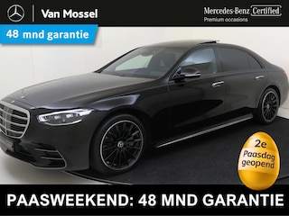 Mercedes-Benz S-klasse 580 e 4MATIC Lang AMG Line Panoramadak / Burmester / Memory Seats / Nappaleder / Nightpakket / 360 Camera / Rijassistentiepakket /