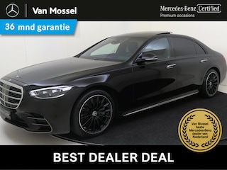 Mercedes-Benz S-klasse 580 e 4MATIC Lang AMG Line Panoramadak / Burmester / Memory Seats / Nappaleder / Nightpakket / 360 Camera / Rijassistentiepakket /