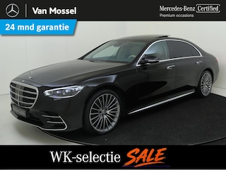 Mercedes-Benz S-klasse 580 4MATIC Lang AMG Line V8/ Panoramadak/ 21 inch/ First Class/ Achterasbesturing