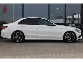 Mercedes-Benz C-klasse 180 AMG LINE NIGHT PAKKET LEDER NAVI DAB <<NL AUTO>>