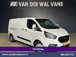 Ford Transit Custom 2.0 TDCI 130pk L2H1 Inrichting Euro6 Airco | Camera | 2800kg Trekhaak | LED | Android Auto Cruisecontrol, Verwarmde voorruit, Stoelverwarming, Parkeersensoren, Bijrijdersbank