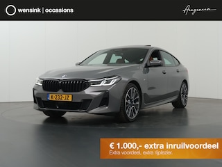 BMW 6-serie GT 630i High Executive | M-Pakket | Panoramadak | Ele.verstelbare stoelen + Geheugen | 360 Camera | DAB | Apple Carplay/Android Auto | Adaptieve Cruise Control | Ele.wegklapbare trekhaak | SoftClose |