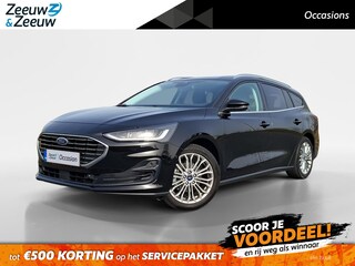 Ford Focus Wagon 1.0 EcoBoost Hybrid Titanium 155PK Automaat | NL-Auto | Adaptieve Cruise Control | Winter Pack | BLIS | Privacy Glass | Camera | Apple Carplay&Android Auto | 17" Lichtmetaal |