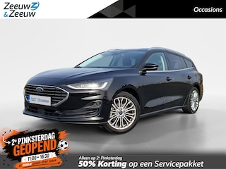 Ford Focus Wagon 1.0 EcoBoost Hybrid Titanium 155PK Automaat | NL-Auto | Adaptieve Cruise Control | Winter Pack | BLIS | Privacy Glass | Camera | Apple Carplay&Android Auto | 17" Lichtmetaal |