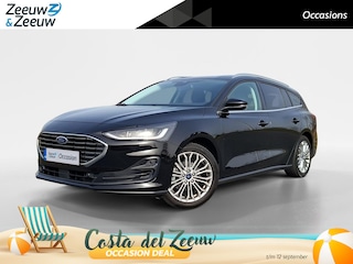Ford Focus Wagon 1.0 EcoBoost Hybrid Titanium 155PK Automaat | NL-Auto | Adaptieve Cruise Control | Winter Pack | BLIS | Privacy Glass | Camera | Apple Carplay&Android Auto | 17" Lichtmetaal |