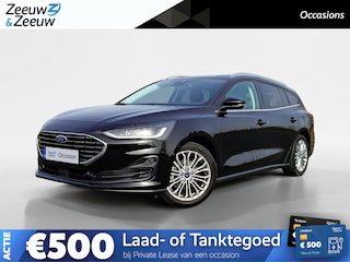 Ford Focus Wagon 1.0 EcoBoost Hybrid Titanium 155PK Automaat | NL-Auto | Adaptieve Cruise Control | Winter Pack | BLIS | Privacy Glass | Camera | Apple Carplay&Android Auto | 17" Lichtmetaal |